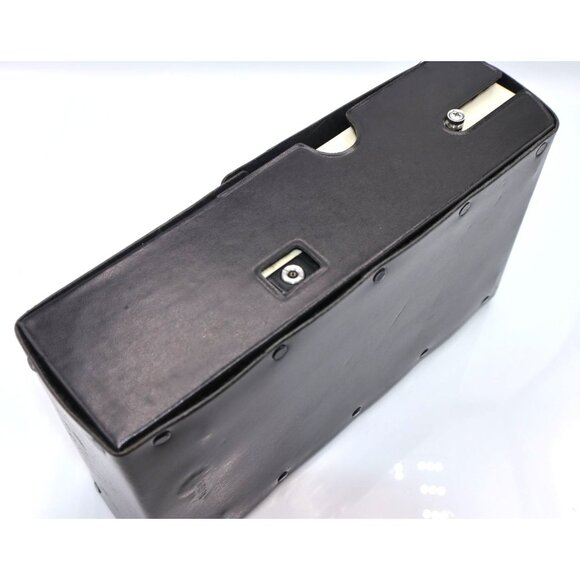 Lloyds Vintage Black Leather Cassette Recorder Playback Retro Collectible - Picture 3 of 6